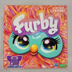 Furby Coral 2023 Interactive Voice Activated Plush Toy by Hasbro